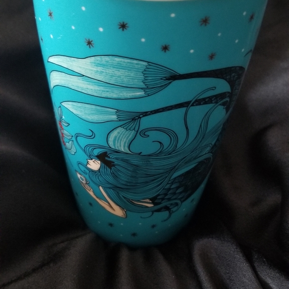 Starbucks Tumbler Mermaid princess 12 fl oz. Blue
